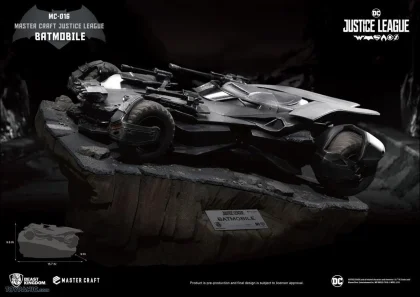 Beast Kingdom Batmobile Justice League Statue Resin Model FREE SHIPPING