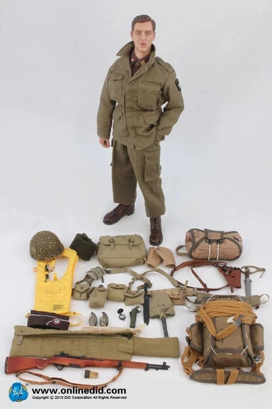 DID WWII US Normandy Paratrooper Major Richard 1/6 scale Free shipping Worldwide