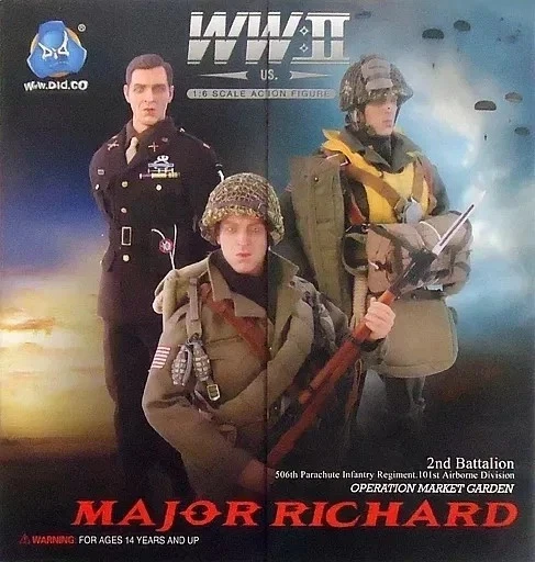 DID WWII US Normandy Paratrooper Major Richard 1/6 scale Free shipping Worldwide - Image 2