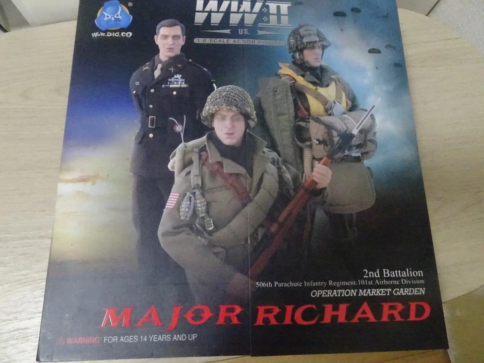 DID WWII US Normandy Paratrooper Major Richard 1/6 scale Free shipping Worldwide - Image 3