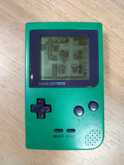 Nintendo Game Boy Pocket MGB-01 Green Handheld Console Tested GameBoy