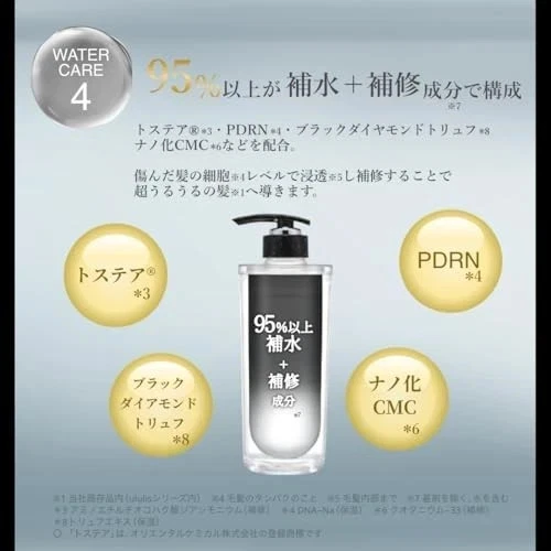 NEW ululis Water Conc Black Serum Premium Hair Oil 100ml J-Beauty Damage Repair - Image 4