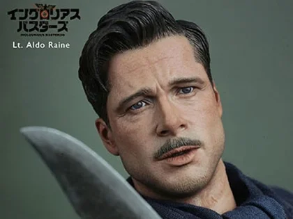 Hot Toys MMS118Aldo Raine Inglourious Basterds scale 1/6 FREE SHIPPING WORLDWIDE