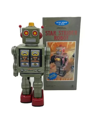 HORIKAWA TOY VIntage Electric Tin Toy Robot Star Strider FREE SHIPPING WORLWIDE