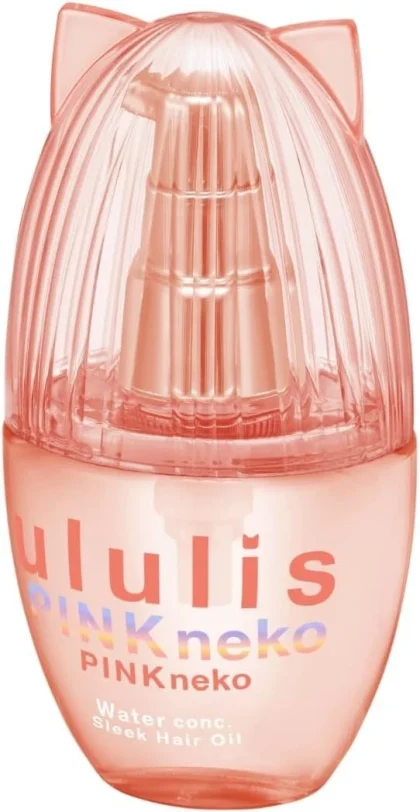 NEW ululis Pink Me Pink Neko Water Conc Sleek Hair Oil 100ml Frizz Control Japan