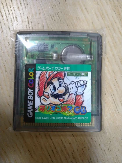 Nintendo Game Boy Color MARIO GOLF GBC Video Game Cartridge Authentic Japan