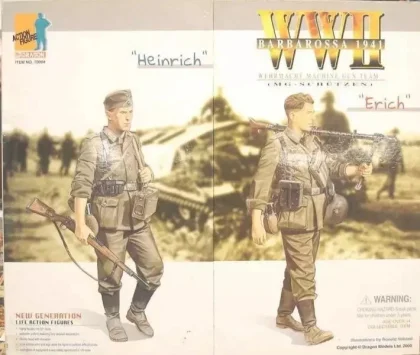 Dragon Barbarossa 1941 WWII Heinrich & Erich  1/6 Action Figure FREE SHIPPING