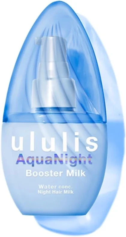 NEW ululis Aqua Night Hair Booster Milk 140g Overnight Repair Treatment Japan