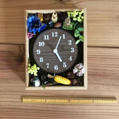 Studio Ghibli My Neighbor Totoro Wooden Box Table Clock Interior Decor Japan Rar