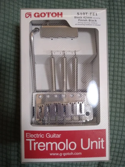 Gotoh 510T-FE1 Tremolo Bridge Chrome Japan In Box Excellent Condition