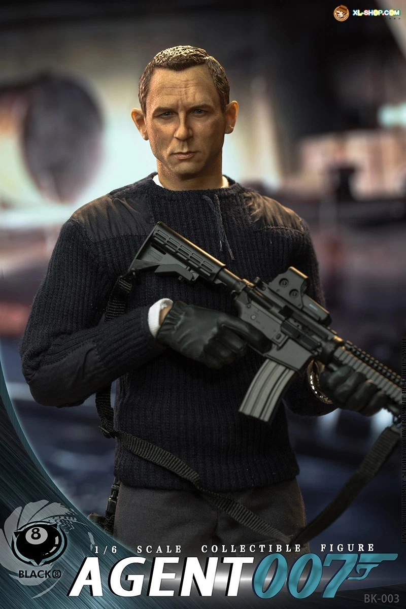 BLACK 8 STUDIO Agent 007 1/6 Scale Figure BK-003 FREE SHIPPING worldwide