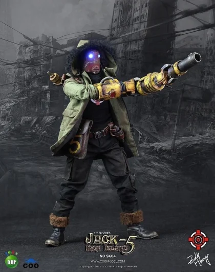 Coo Model Iron Island JACK-5 1/6 Scale Action Figure FREE SHIPPING