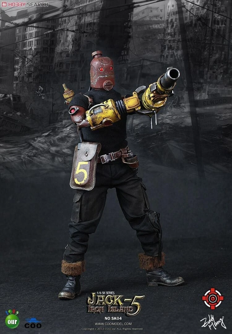 Coo Model Iron Island JACK-5 1/6 Scale Action Figure FREE SHIPPING - Image 4
