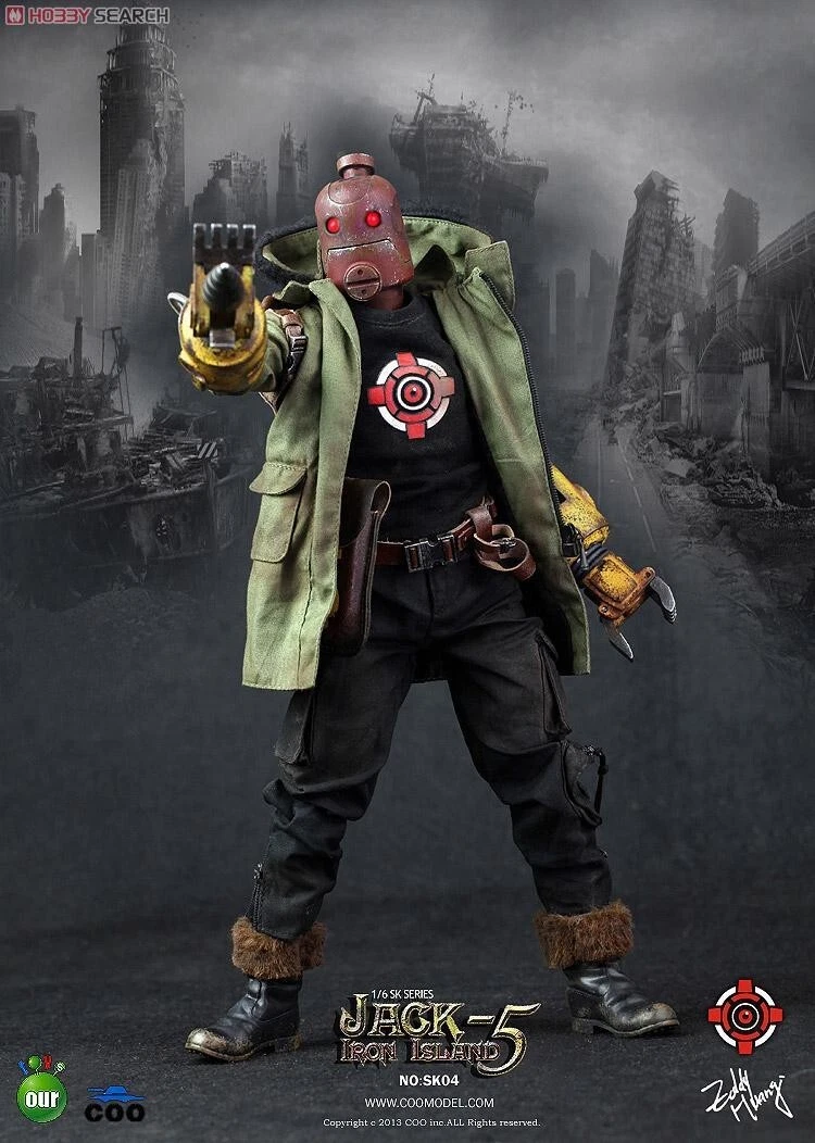 Coo Model Iron Island JACK-5 1/6 Scale Action Figure FREE SHIPPING - Image 5
