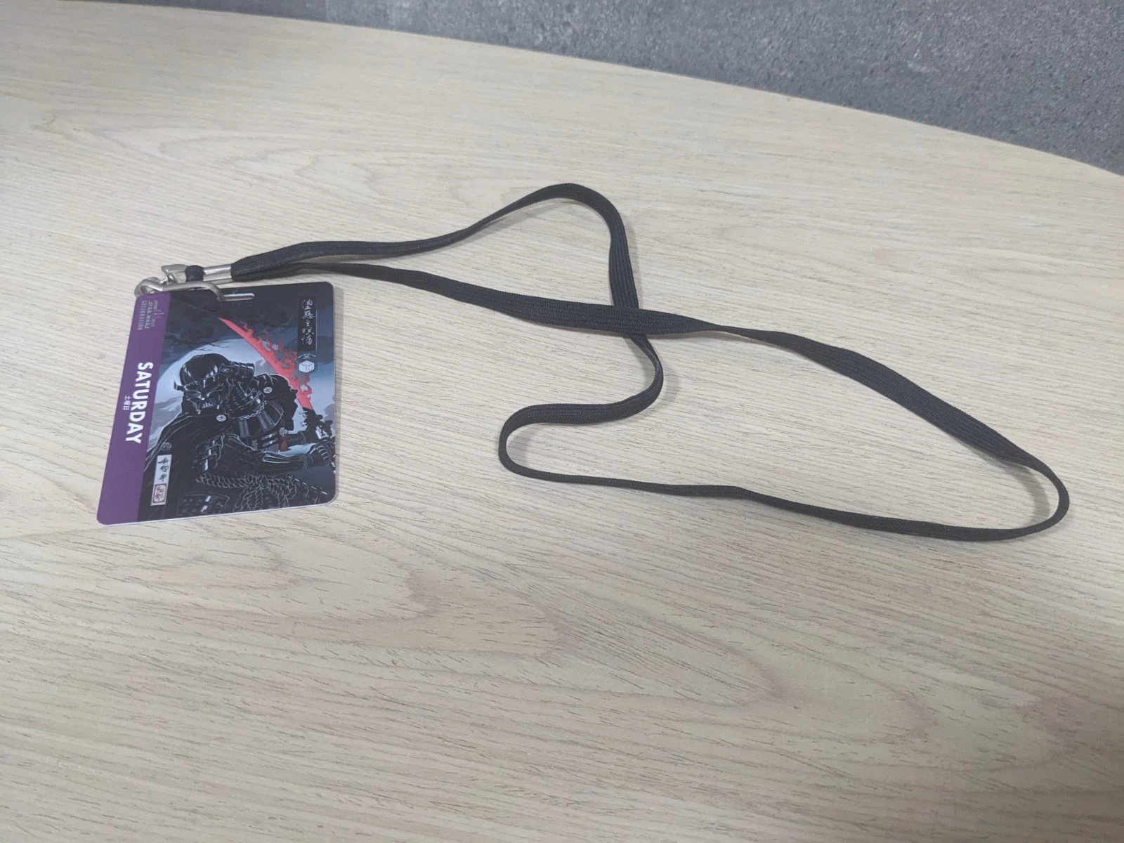 Star Wars Celebration 2025 Japan Darth Vader Entry Badge Saturday - Image 4