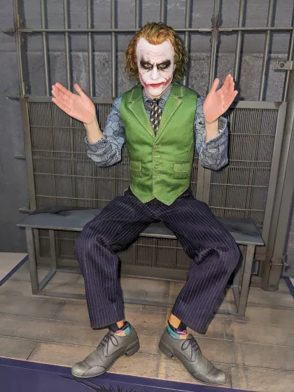 Inart Joker Ledger The Dark Knight jail figure1/6 scale  FREE SHIPPING worldwide