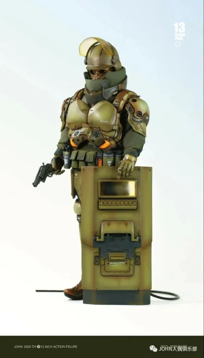 Black 13 Park B13 1/6 Bear Reshipment Suppressed Troops 1/6 scale  FREE SHIPPING
