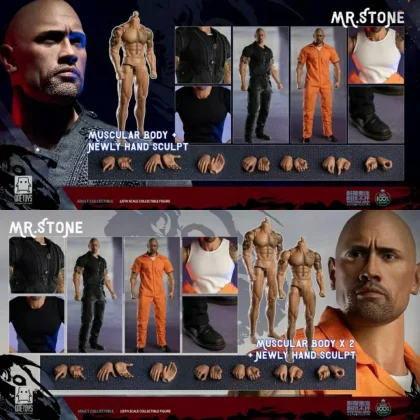 One Toys 1/6 MR STONE Dwayne Johnson Fast & Furious 1/6 FREE SHIPPING WORLDWIDE