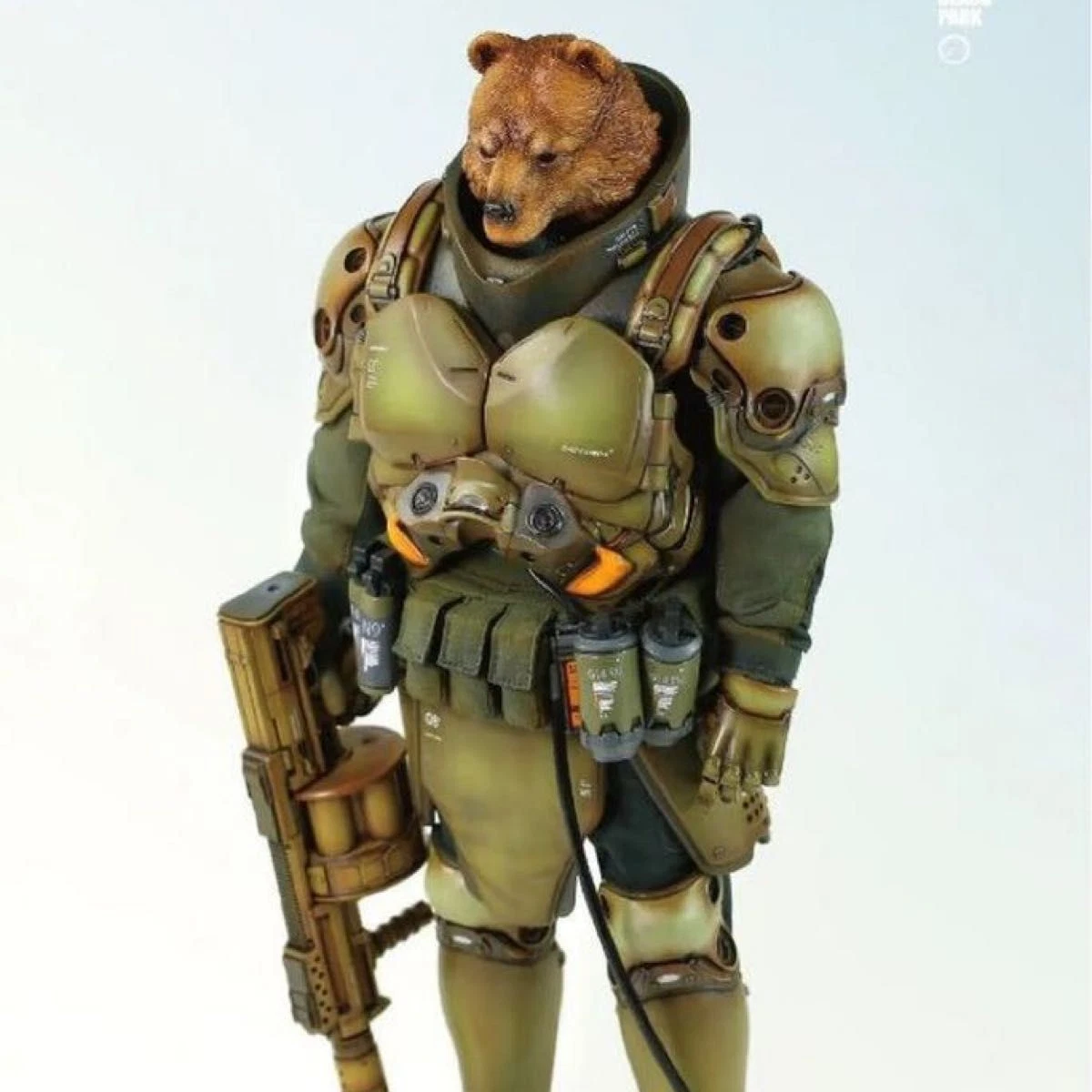 Black 13 Park B13 1/6 Bear Reshipment Suppressed Troops 1/6 scale FREE SHIPPING - Image 2