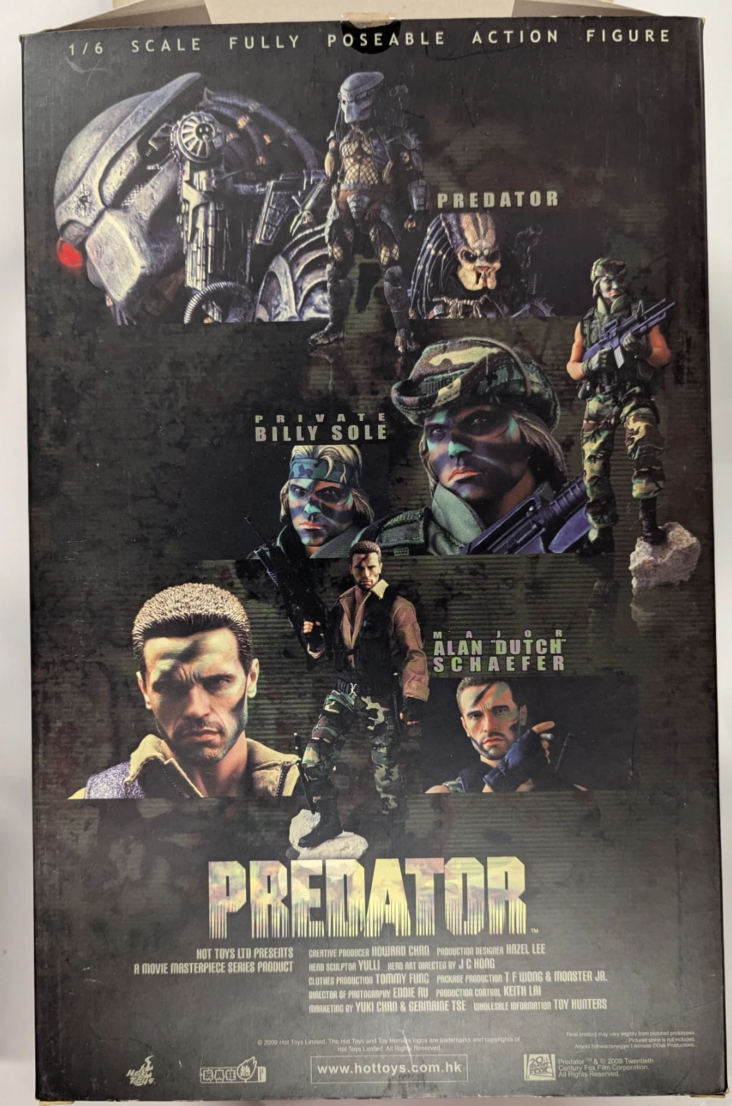 HOT TOYS 1/6 MMS072 MOVIE PREDATOR ALAN DUTCH SCHAEFER FREE SHIPPHING worldwide - Image 4