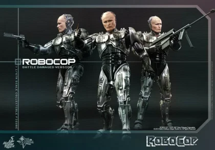 HOT TOYS MMS265 1/6 scale  ROBOCOP Battle Damaged ver. FREE SHIPPHING worldwide