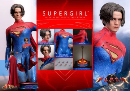 Hot Toys MMS715 DC The Flash Supergirl 1/6 Action Figure FREE SHIPPING worldwide