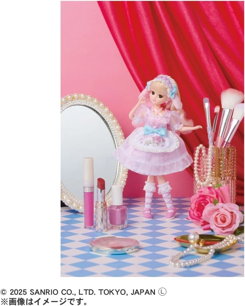 Takara Tomy Licca-chan Doll LD-28 Licca Lovely My Melody Sanrio New Japan - Image 2