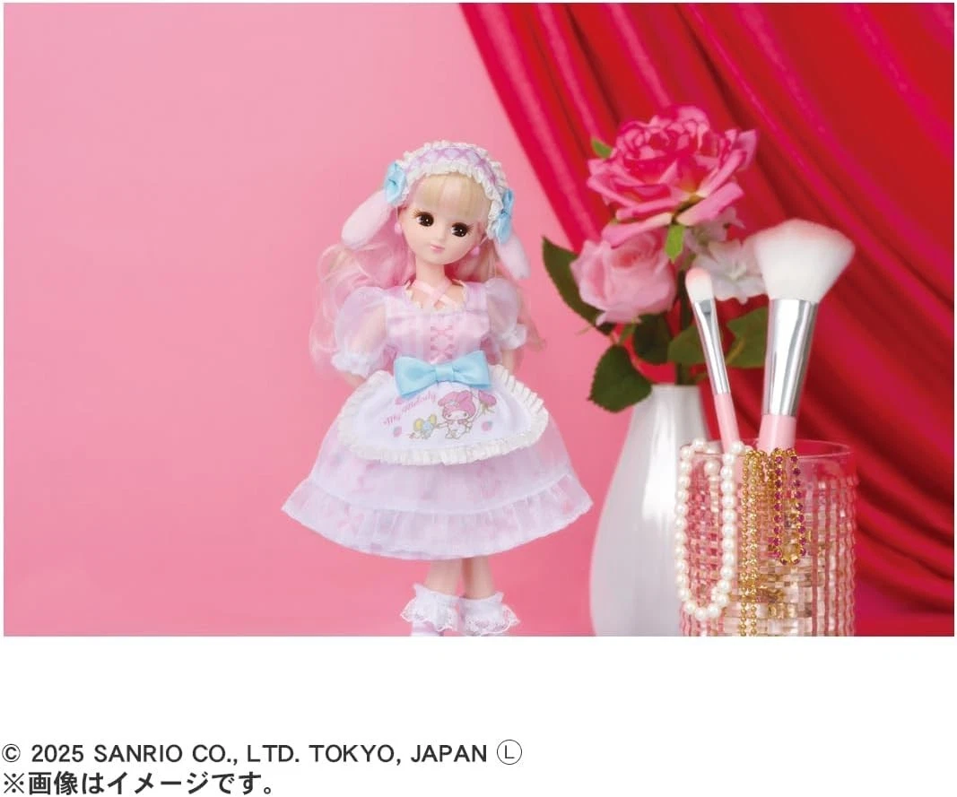 Takara Tomy Licca-chan Doll LD-28 Licca Lovely My Melody Sanrio New Japan - Image 3