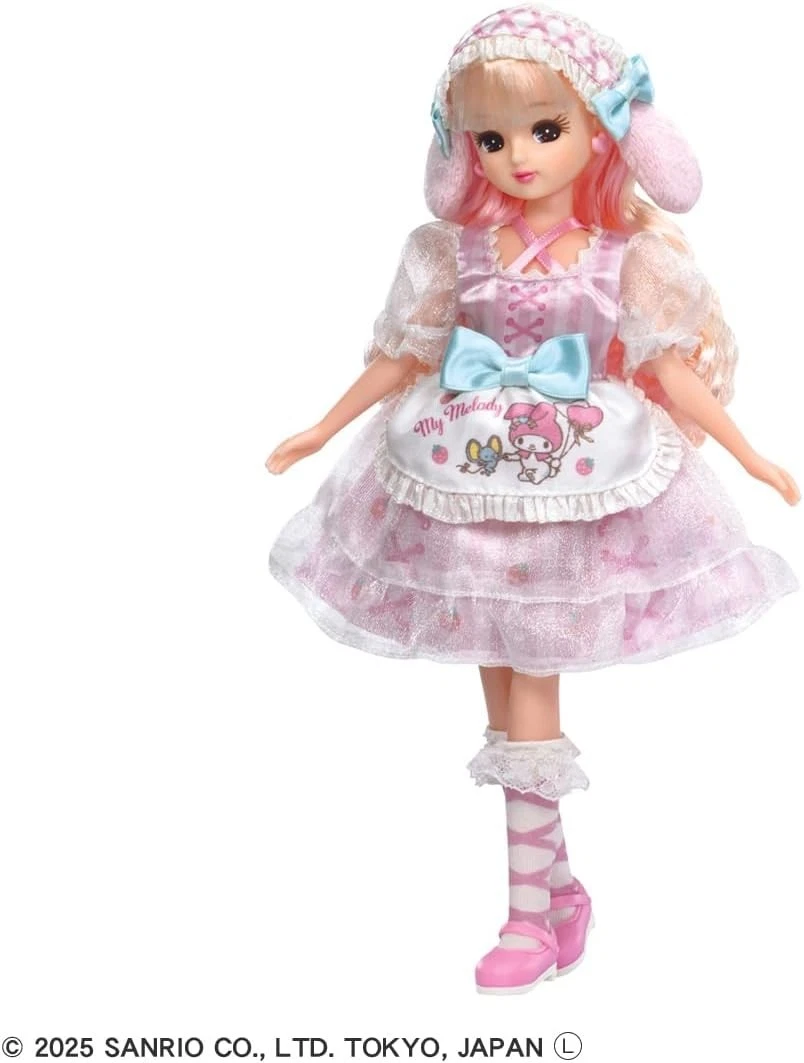 Takara Tomy Licca-chan Doll LD-28 Licca Lovely My Melody Sanrio New Japan - Image 6