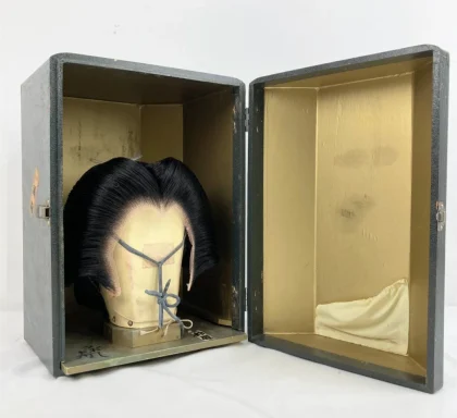 Japanese traditional hairstyle wig for popular theater, Japanese dance free ship