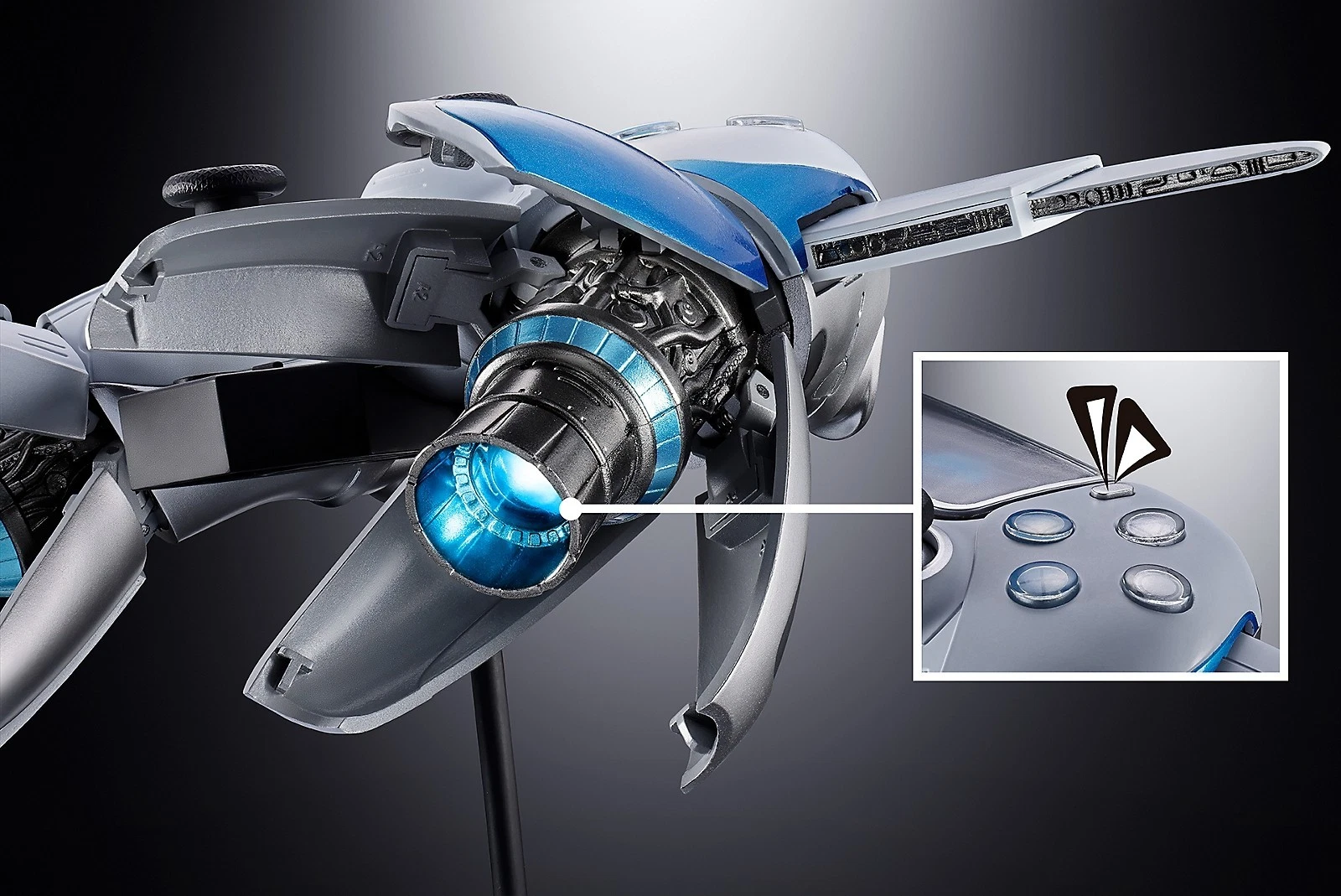 Chogokin Astro Bot & Dual Speeder Action Figure Bandai Tamashii Nations Japan NE - Image 2
