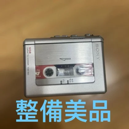 SONY TCM-450 Portable Cassette Recorder Player Serviced Clean Working Japan