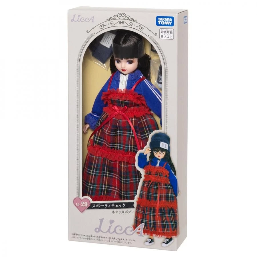 Takara Tomy Licca-chan LD-29 Sporty Check Doll Articulated Neo Body NEW 2026 PSL - Image 6