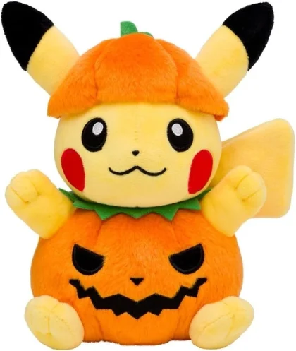 Pokemon Center Original Plush Halloween Pumpkin Pikachu Limited Japan