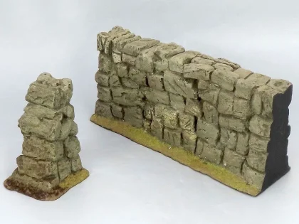 SIDESHOW STONE WALL ENVIRONMENT WWI CUSTOM 1/6 SCALE DISPLAY FOR 12" FIGURE