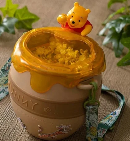 Tokyo Disney Resort Winnie the Pooh Popcorn Bucket Disney Japan NEW