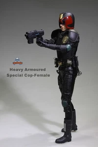 ART FIGURES JUDGE DREDD Armoured female Cop1/6 scale FREE SHIPPING worldwide - Image 7