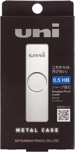 Mitsubishi Pencil Uni Metal Case 0.5mm HB Mechanical Pencil Lead ULSM05HB Japan - Image 6