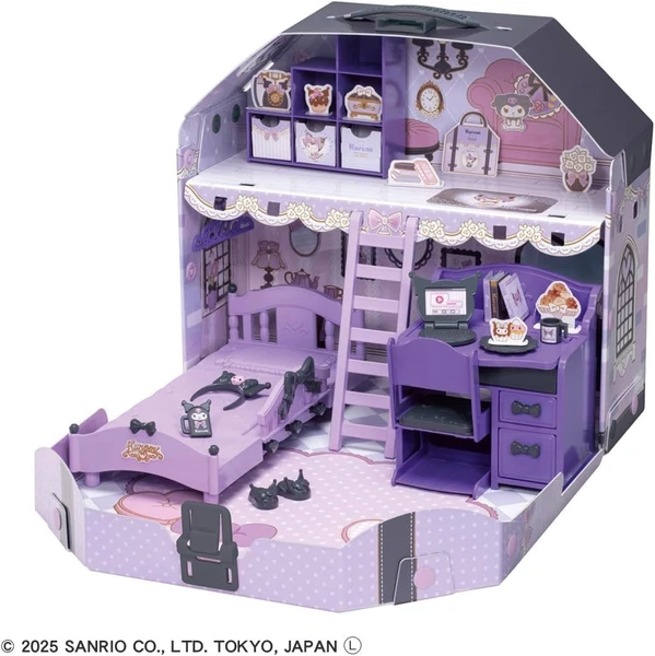 Takara Tomy Licca-chan Cool Kuromi Room Dress-Up Pretend Play Toy - Image 7