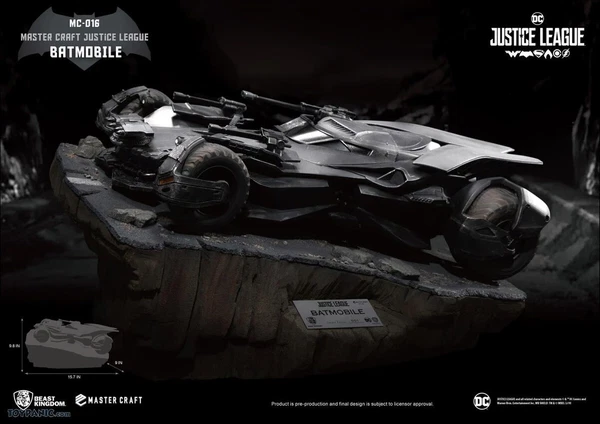 Beast Kingdom Batmobile Justice League Statue Resin Model FREE SHIPPING - Image 7