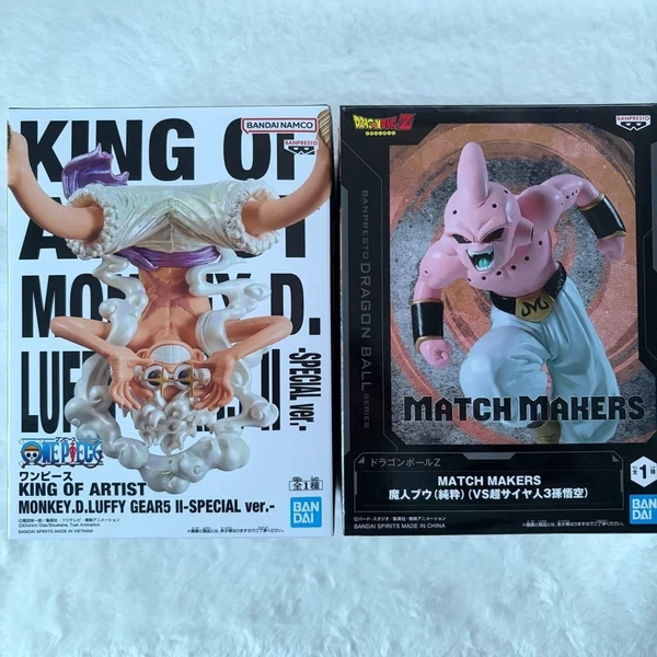 NEW One Piece Gear 5 Luffy KING OF ARTIST & Dragon Ball Kid Buu Figure Set 2pcs - Image 4