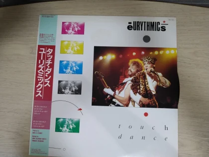 EURYTHMICS TOUCH DANCE LP 1984 OBI INSERT JAPAN RCA EXCLUSIVE