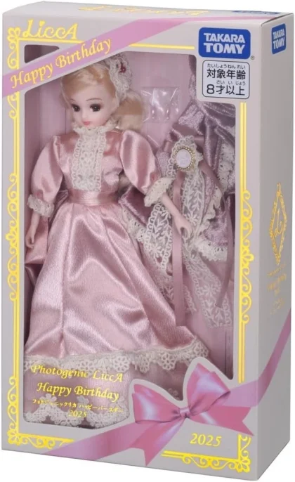 TAKARA TOMY Licca-chan Doll Photogenic Licca Happy Birthday 2025 Fashion Doll JP