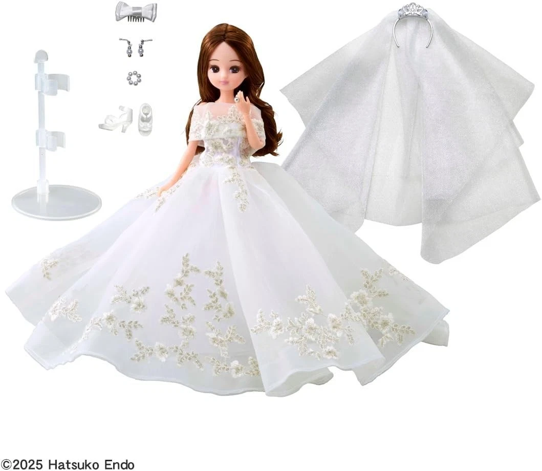 Takara Tomy Photogenic Licca Hatsuko Endo Wedding Style Doll Magnolia Japan NEW - Image 3
