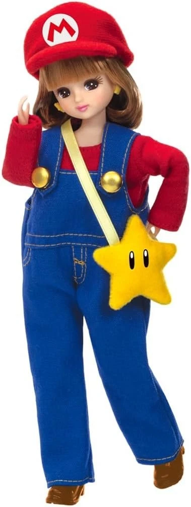Licca Chan Super Mario Doll Takara Tomy Nintendo Japan Figure Limited