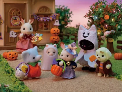 Sylvanian Families Baby Happy Halloween Set 6 Figures EPOCH Japan Limited NEW
