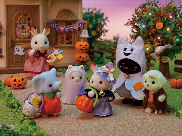 Sylvanian Families Baby Happy Halloween Set 6 Figures EPOCH Japan Limited NEW