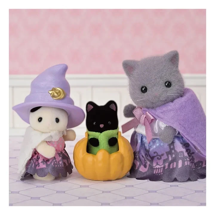 Sylvanian Families Halloween Surprise Party Set Calico Critters Family Japan - Image 2