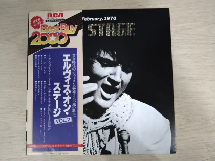 Elvis Presley On Stage RCA RPL-3502 Japan  VINYL LP OBI